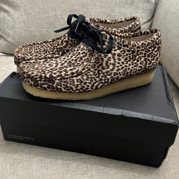 CLARKS Wallabee Leopard print - Picture 4 of 15